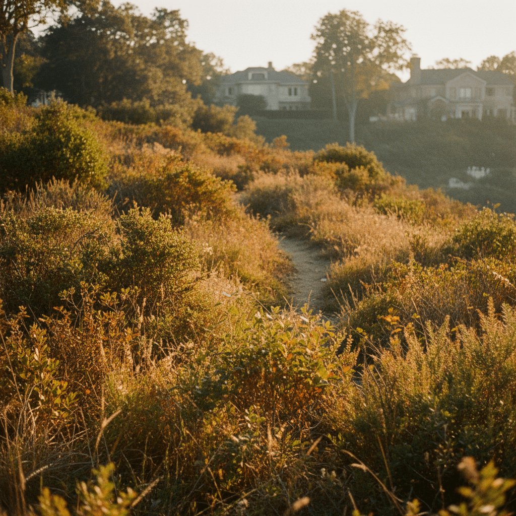 Natural landscape and vegetation within Villabosque development
